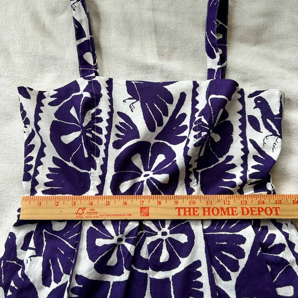 Anthropologie Corey Lynn Calter Violet Maxi Linen Dress Size M - Picture 9 of 9